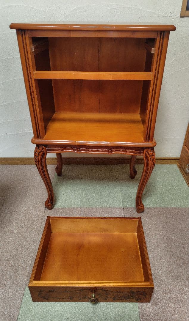 象嵌　猫脚　サイドチェスト　コンソールテーブル