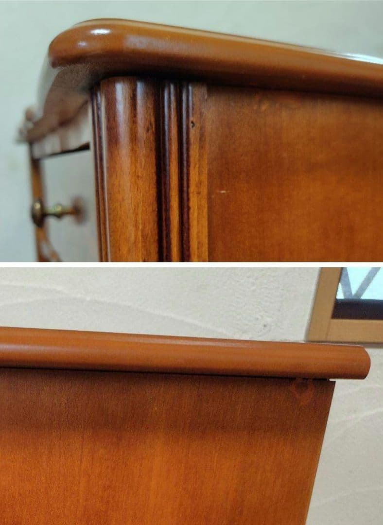 象嵌　猫脚　サイドチェスト　コンソールテーブル