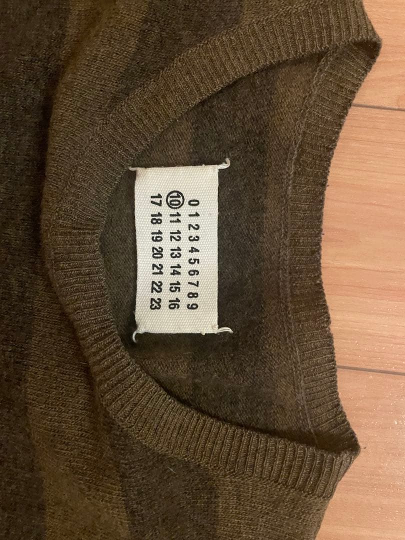 マルタン・マルジェラMartin Margiela変形ボーダーニット　セーター