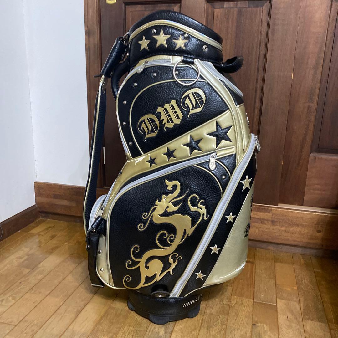 so-1ダンスウィズドラゴンキャディバッグ 黒/シルバー