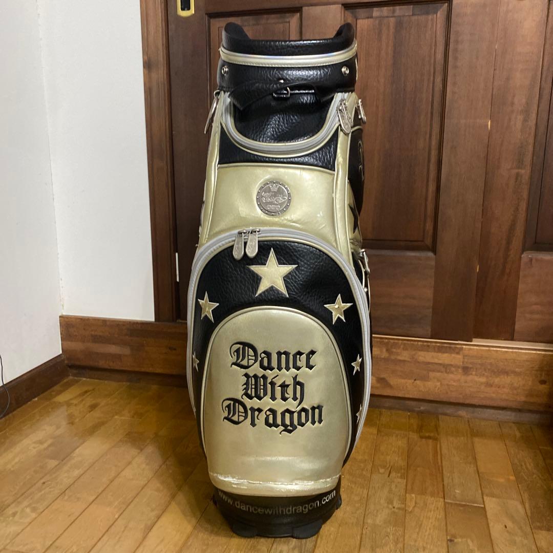 so-1ダンスウィズドラゴンキャディバッグ 黒/シルバー