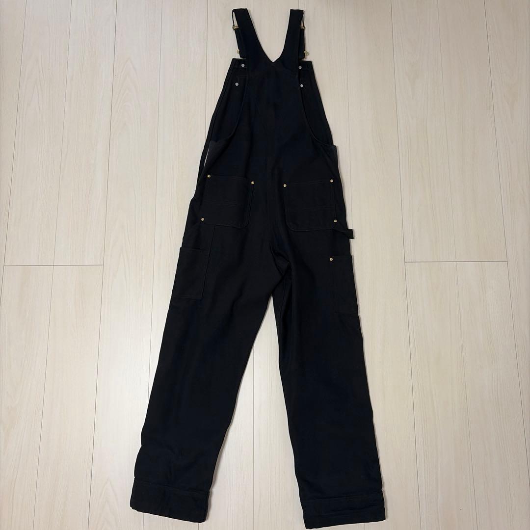 Carhartt カーハートオーバーオール　ダブルニーダック　ブラック30/32