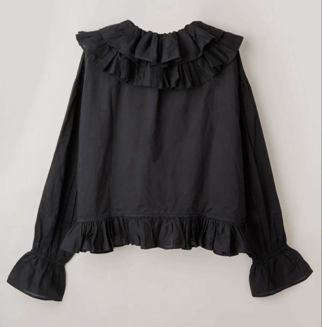 crinklecrinklecrinkle フリルポンチブラウス