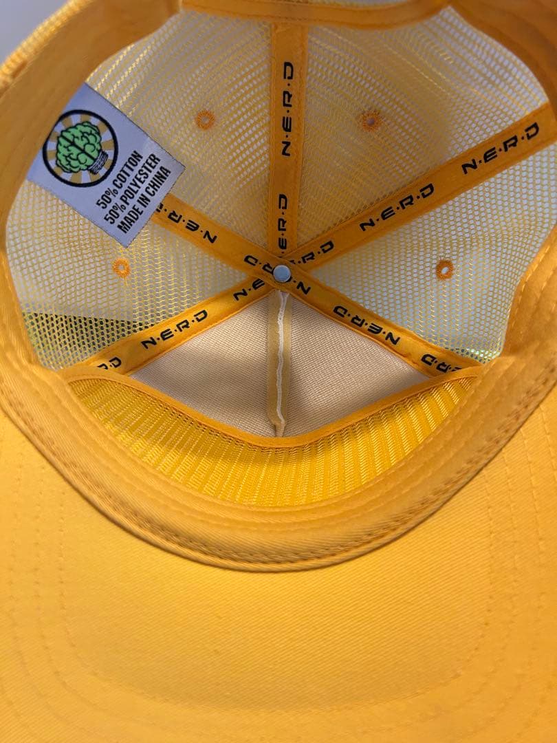 デッドストック NERD ナード キャップ ファレルウィリアムス Yellow
