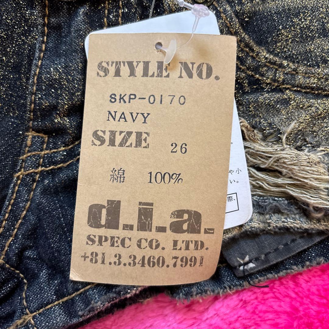 d.i.a. ダメージ加工 ショートパンツ Mサイズ