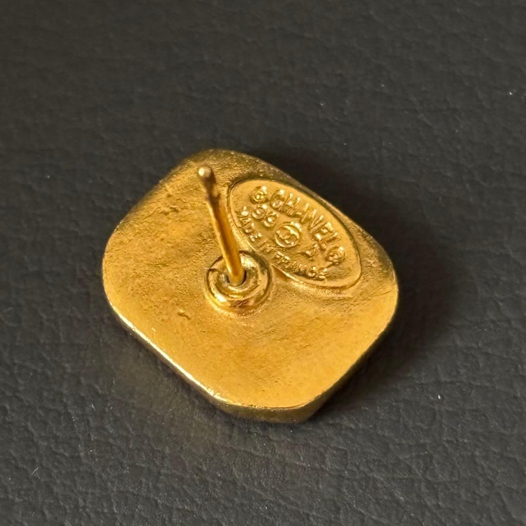 【良品】【シャネル】ロゴ ココマーク スクエア 99A ピアス 片方 片耳