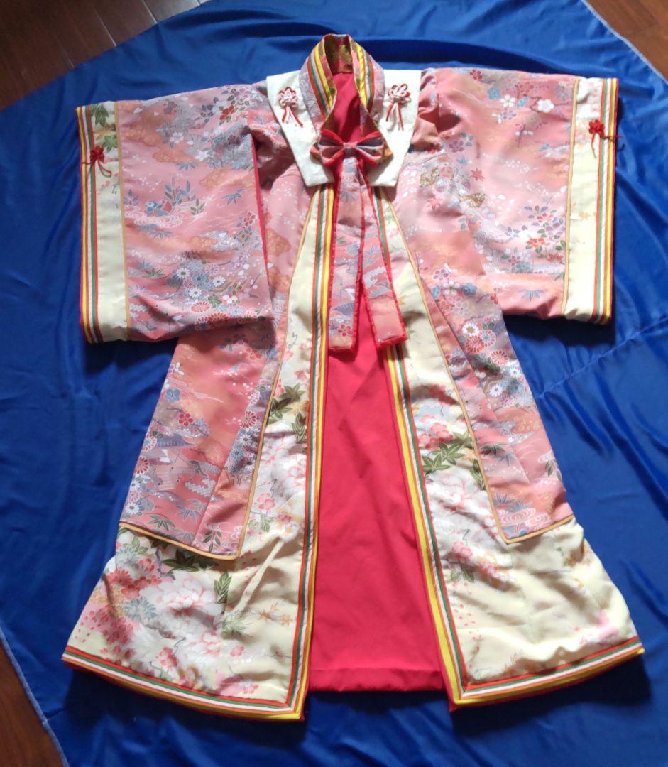 平安時代十二単風羽織り