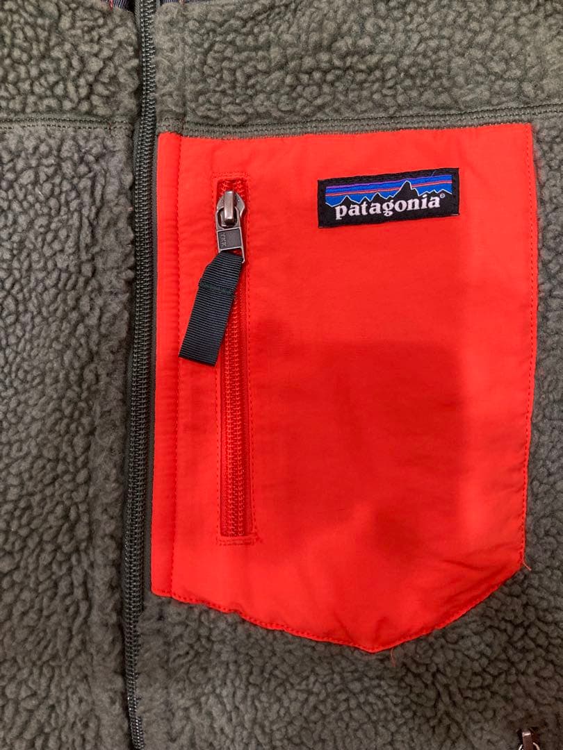【希少色】Patagonia パタゴニア レトロX ベスト カーキ色 XSサイズ