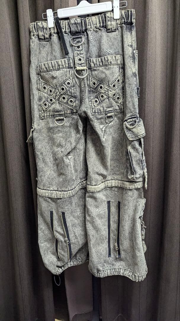 REFLEMの定番 2WAYワイドデニムカーゴパンツ