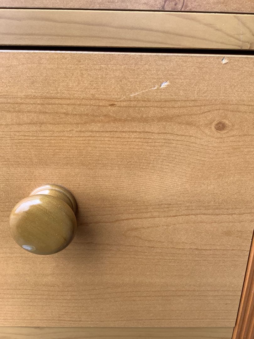 【小さめ】3段洋服タンス 木製チェスト志水木工 B&W