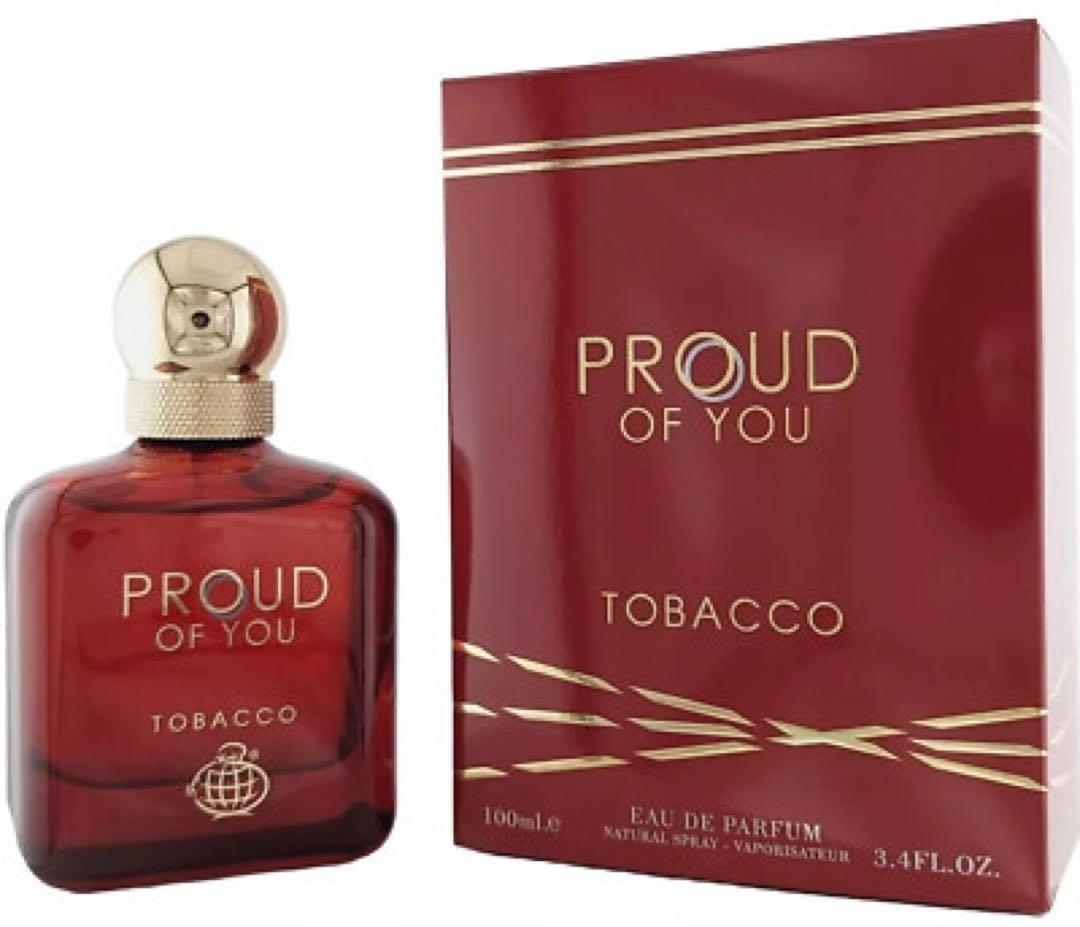 香水(男性用) Fragrance World Proud of You Tobacco