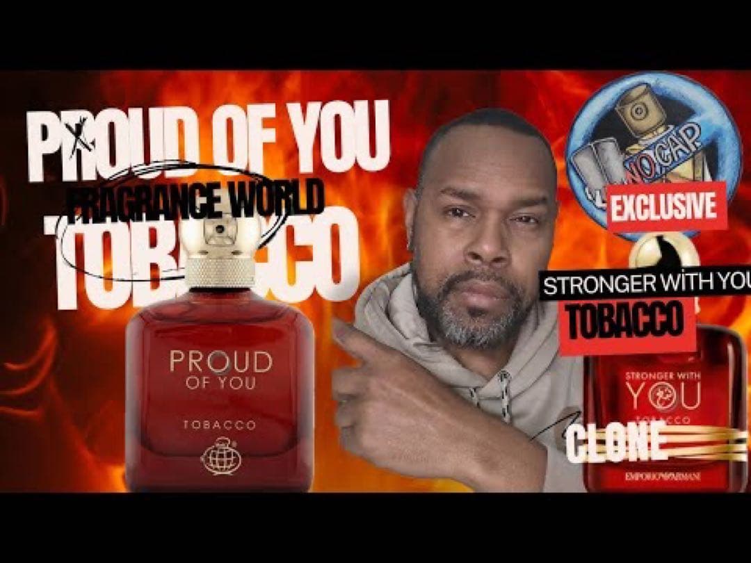 香水(男性用) Fragrance World Proud of You Tobacco