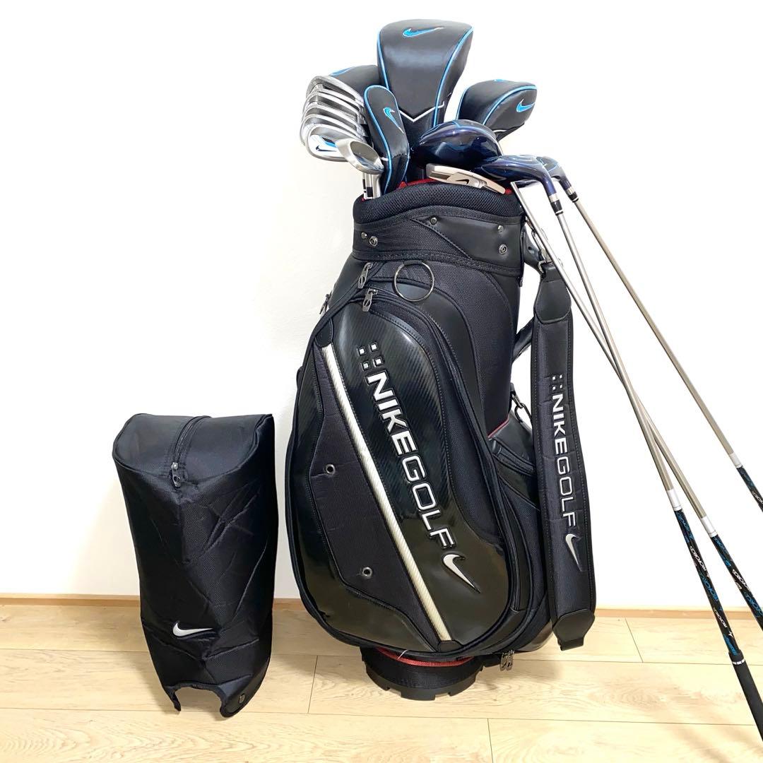 NIKEナイキ ゴルフクラブ 本格フルセット☆メンズ初心者キャディバッグ付UNI