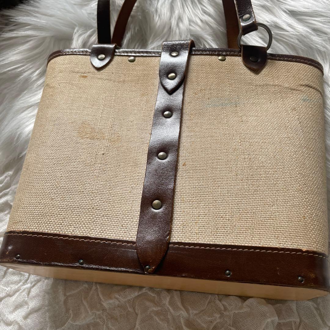 70Sヴィンテージ　Enid Collins/エニッドコリンズバッグ　鳥かご　花