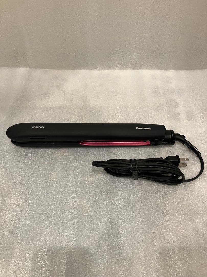 パナソニック ヘアーアイロン ストレート用 ナノケア 海外対応EH-HS9E-K