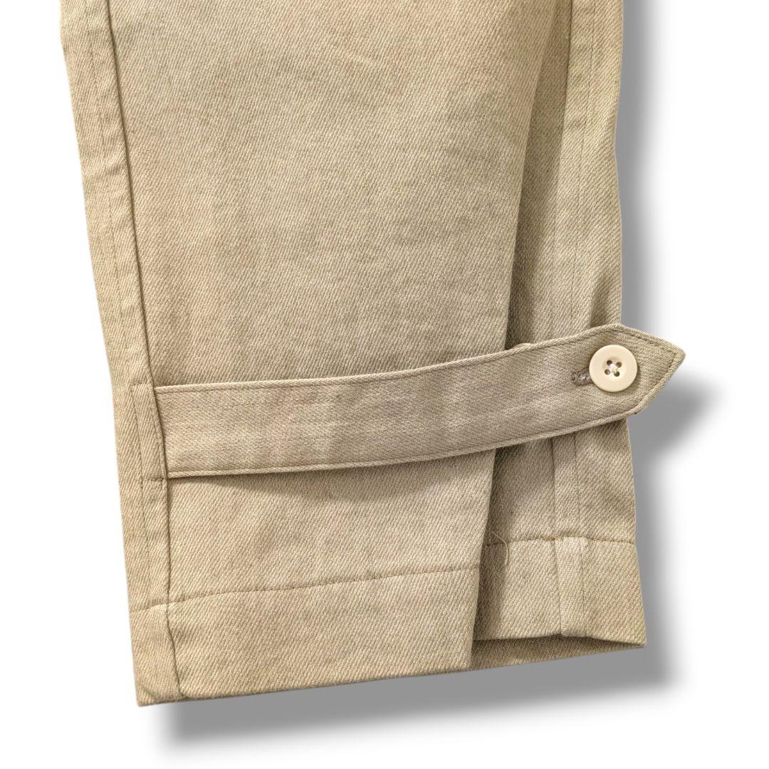 希少■DECO depuis1985■ボタニカルパッチパンツ S 日本製　花柄