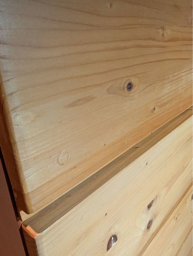 ■送料込■無印 MUJI パイン材 4段チェスト 木製棚 衣装棚 衣類収納 廃盤