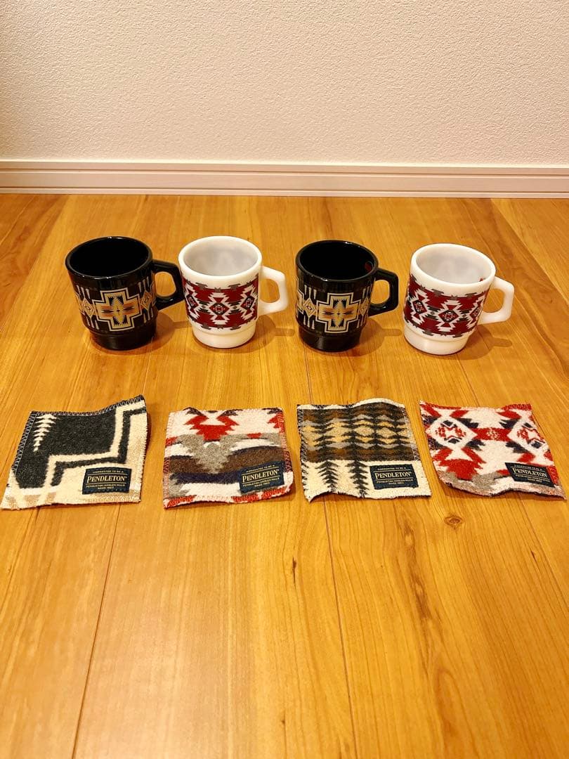 ペンドルトン×ファイヤーキング Fire King×PENDLTON マグカップ