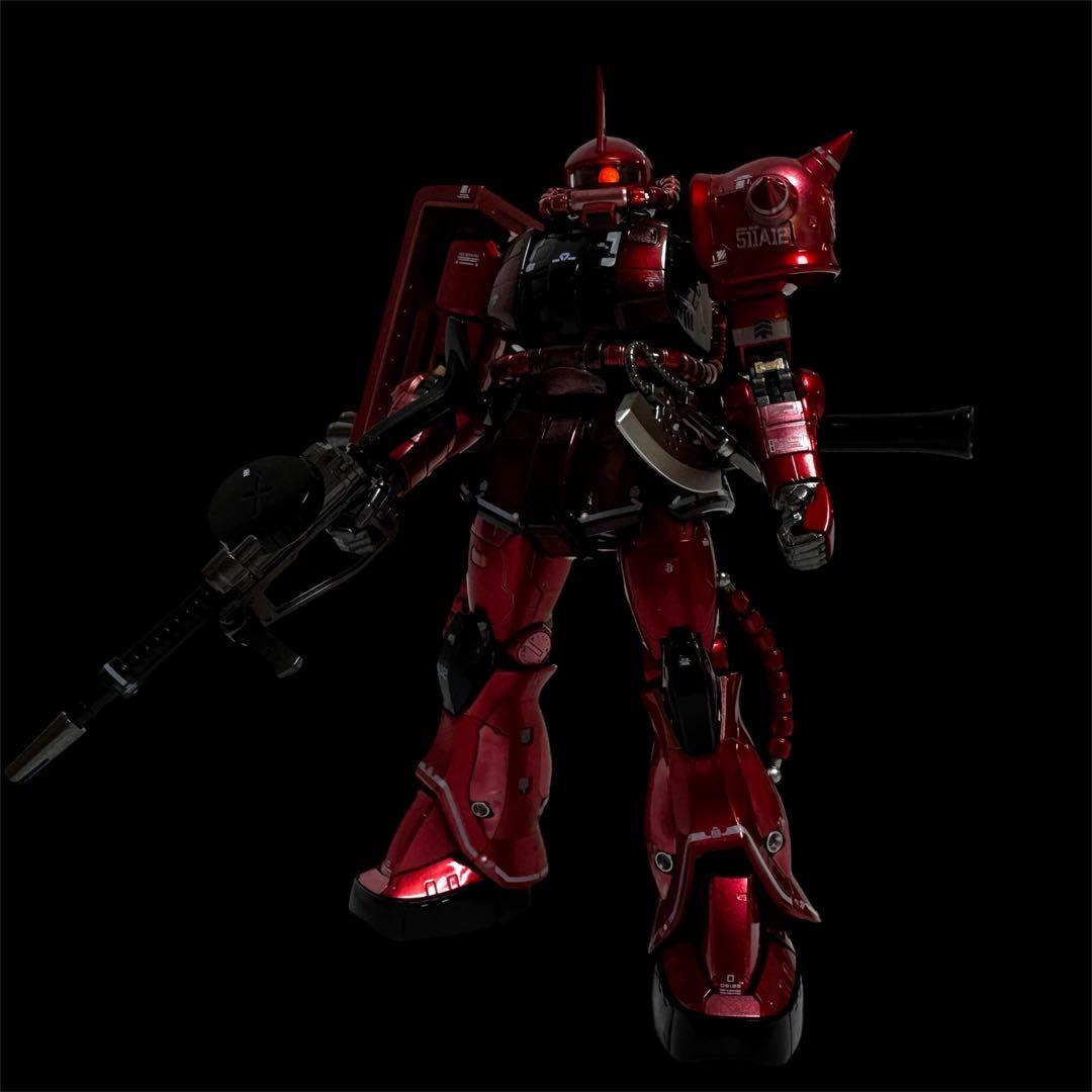 RG シャア専用ザクⅡ 塗装済み完成品 ガンプラ
