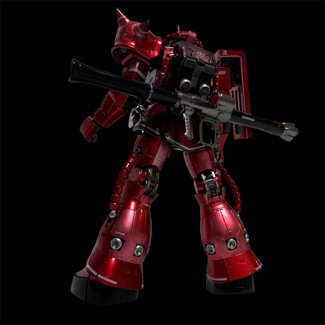 RG シャア専用ザクⅡ 塗装済み完成品 ガンプラ