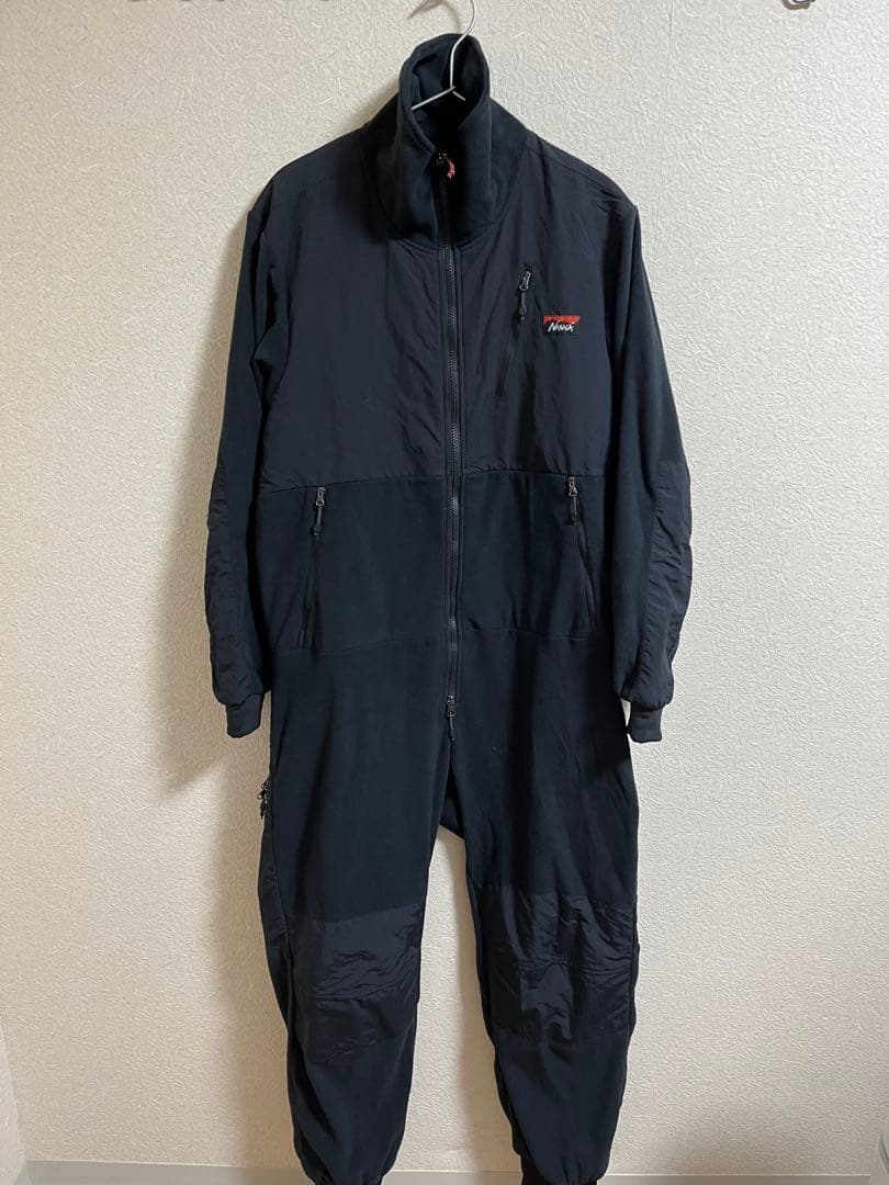 NANGA ブラック オーバーオール M つなぎ