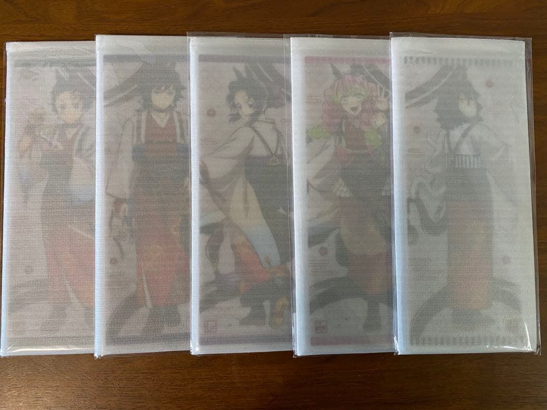 5点　新品未開封　鬼滅の刃　干支　午年　屏風アクリルパネル　まとめ売り