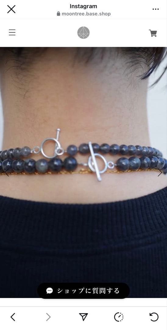 アクセサリー TOO - necklace PIPI iolite