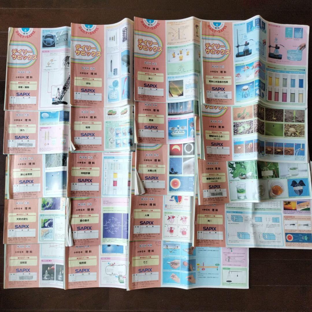 SAPIX 6年　理科デイリーサピックス