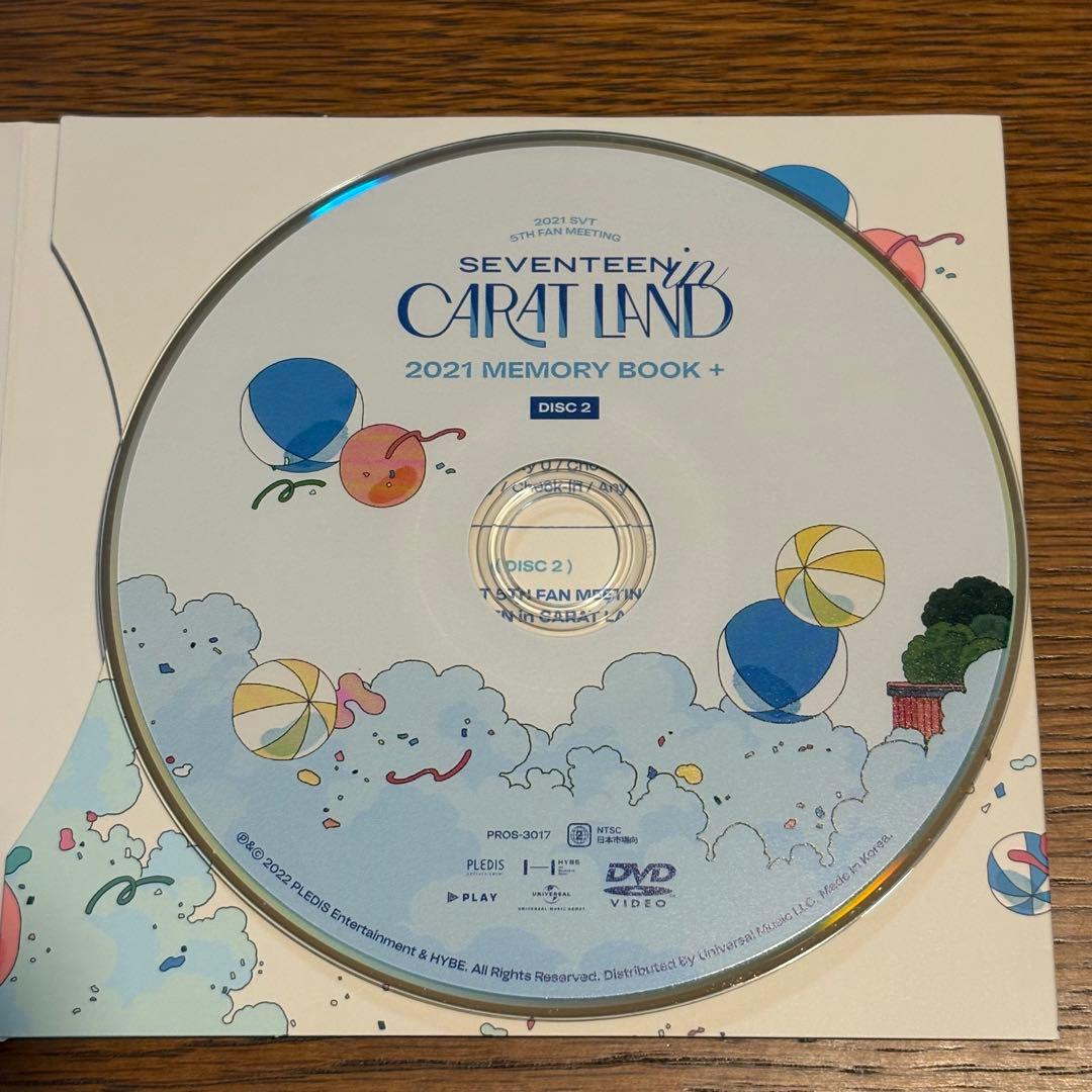 ミュージック seventeen CARAT LAND 2021 memory book