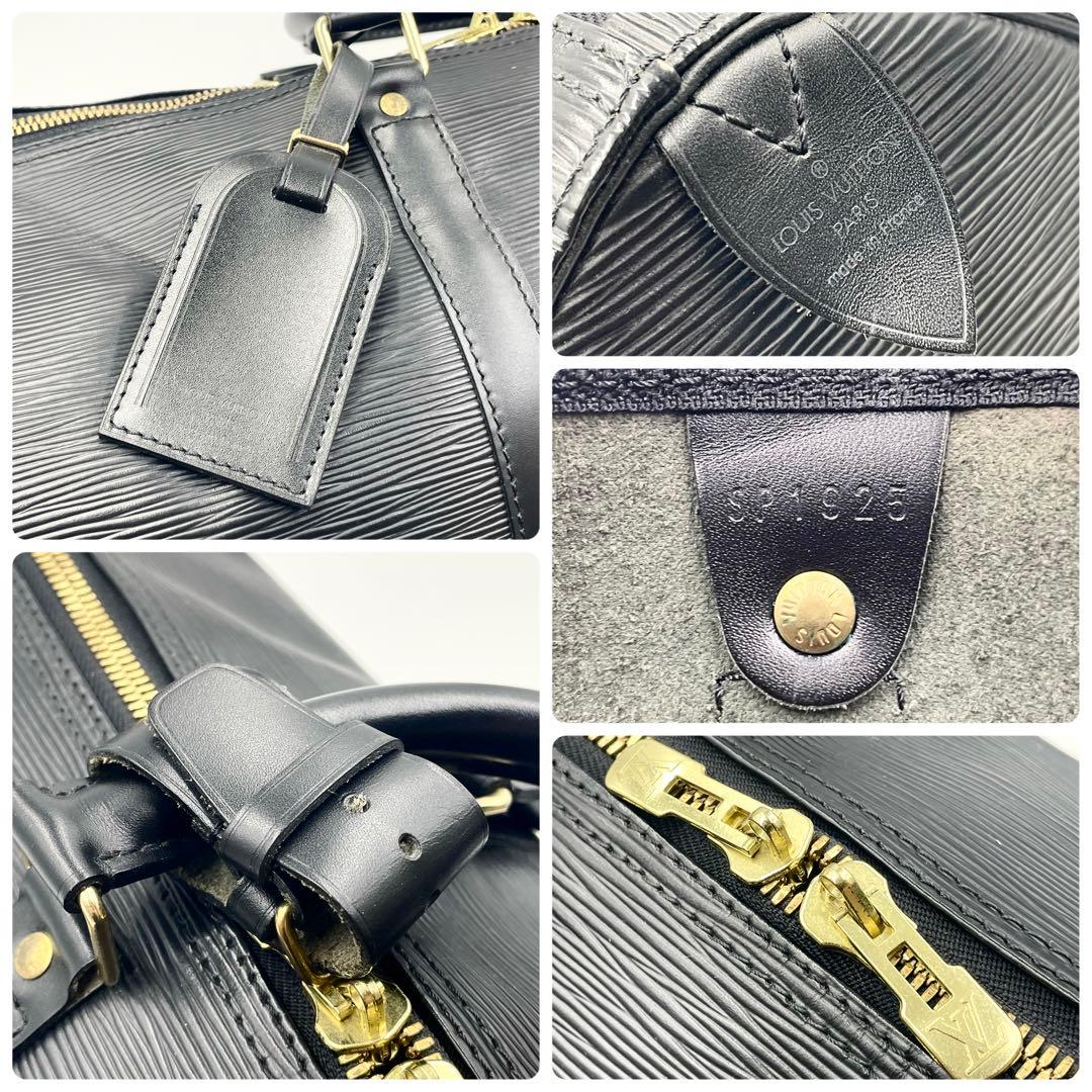 【極美品】ルイヴィトン キーポル45 ボストンバッグ エピ ブラックM59152