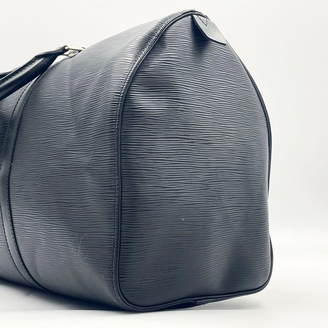 【極美品】ルイヴィトン キーポル45 ボストンバッグ エピ ブラックM59152