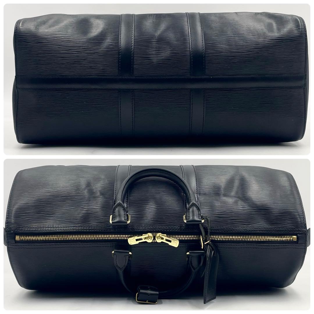 【極美品】ルイヴィトン キーポル45 ボストンバッグ エピ ブラックM59152