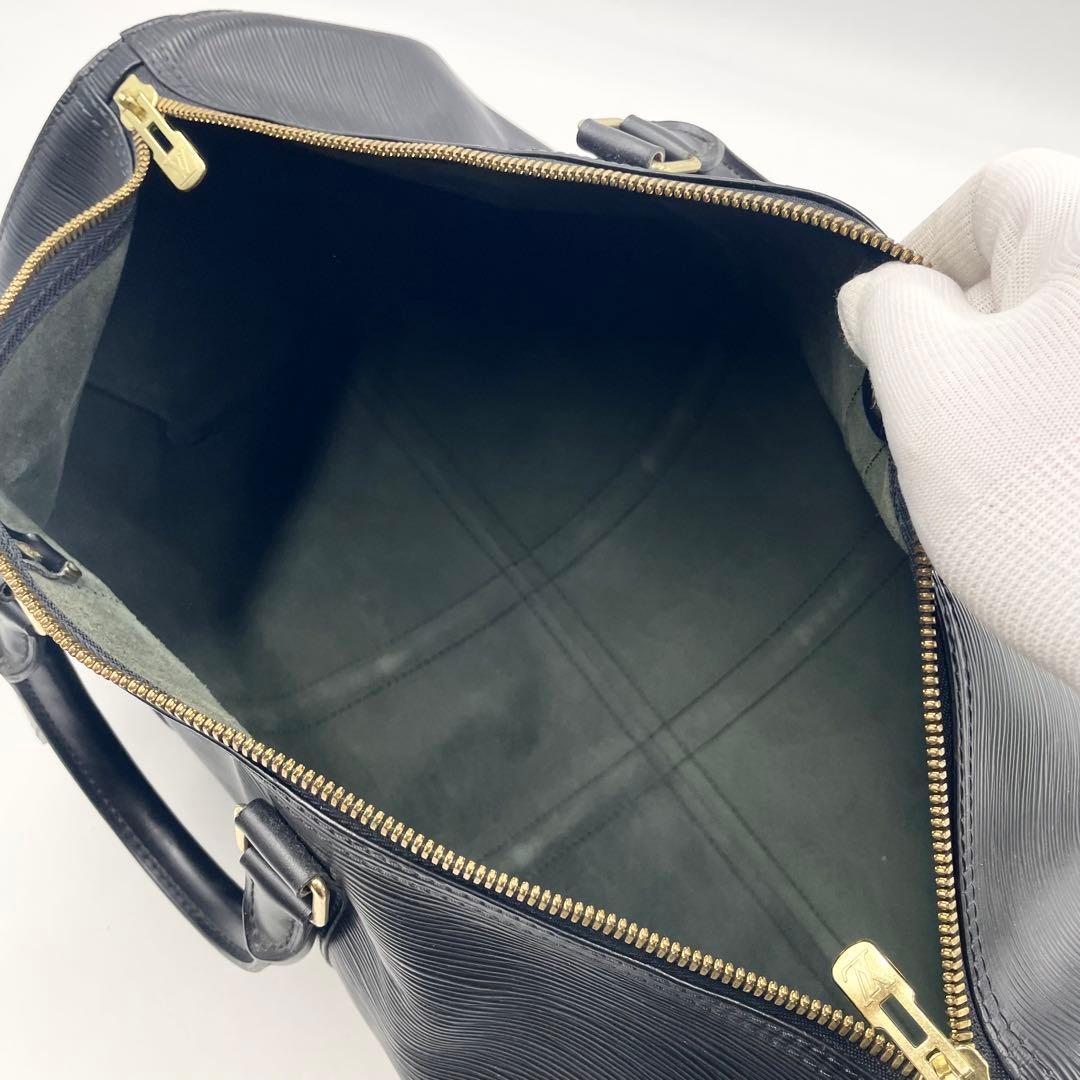 【極美品】ルイヴィトン キーポル45 ボストンバッグ エピ ブラックM59152