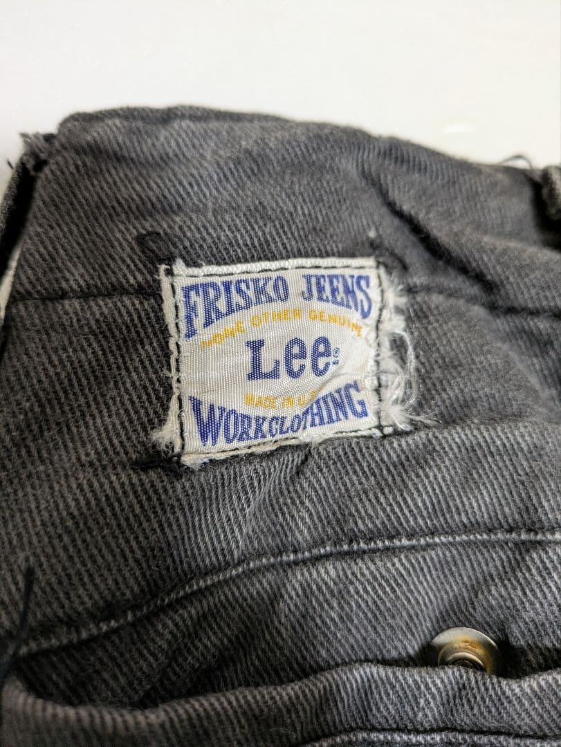 ビンテージ 黒 Lee FRISCO 60s 70s USA製 フリスコパンツ