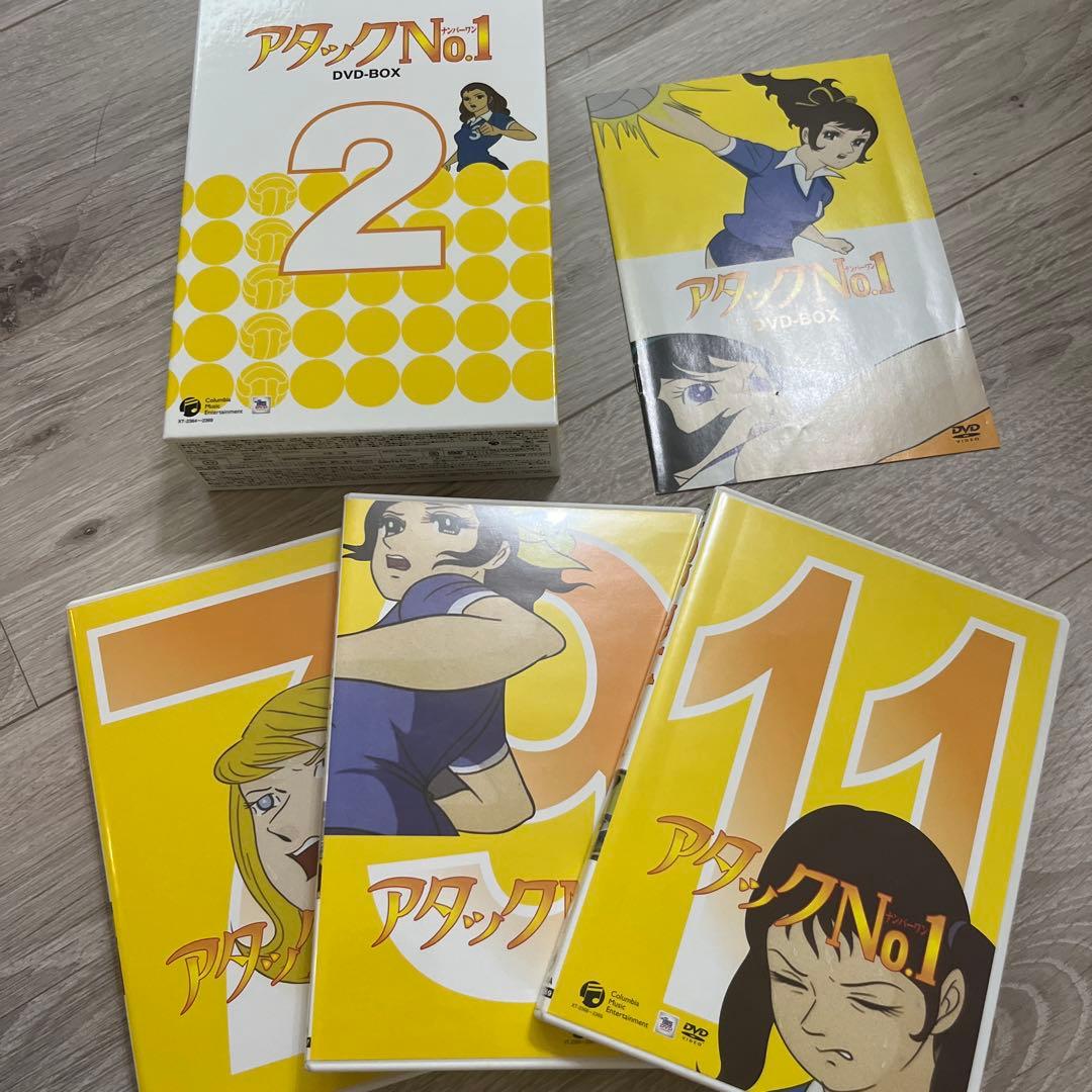現在廃盤 アタックNo.1 DVD-BOX 全3巻(旧パッケージ)