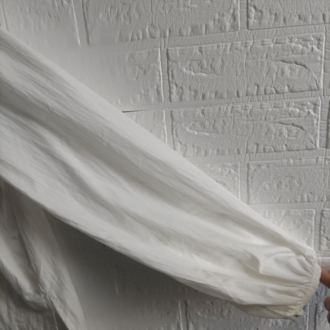 美品✨MACHATT 　マチャット　プリーツカラーブラウス 　ビッグカラー