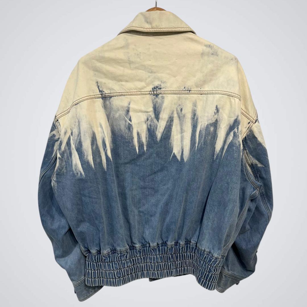【人気】Feng Chen Wang レイヤードデニムジャケット Mサイズ