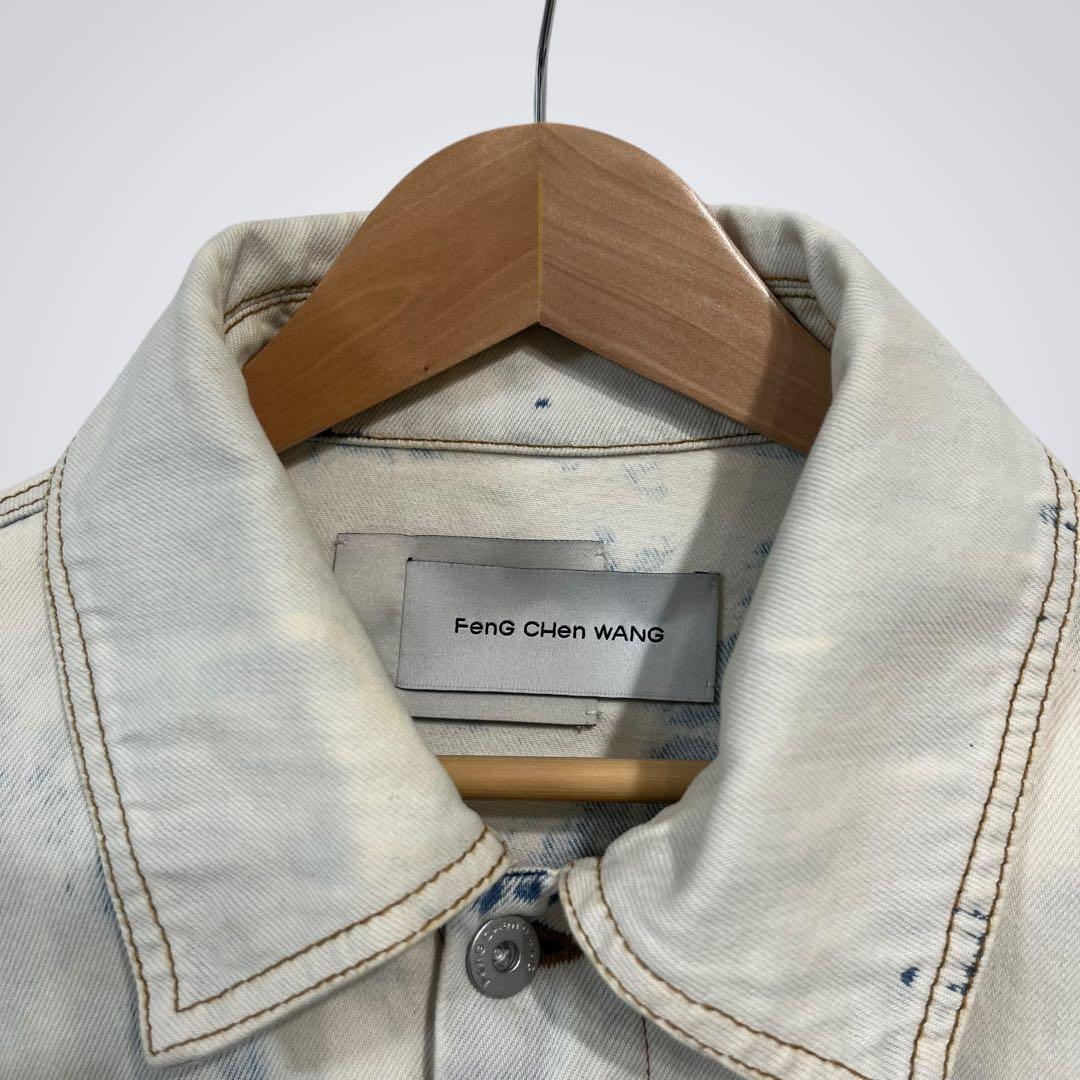 【人気】Feng Chen Wang レイヤードデニムジャケット Mサイズ