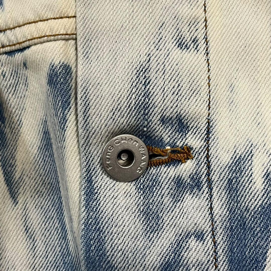 【人気】Feng Chen Wang レイヤードデニムジャケット Mサイズ