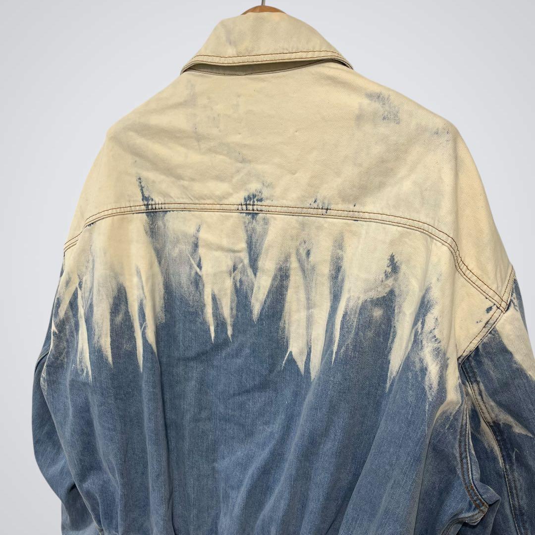 【人気】Feng Chen Wang レイヤードデニムジャケット Mサイズ