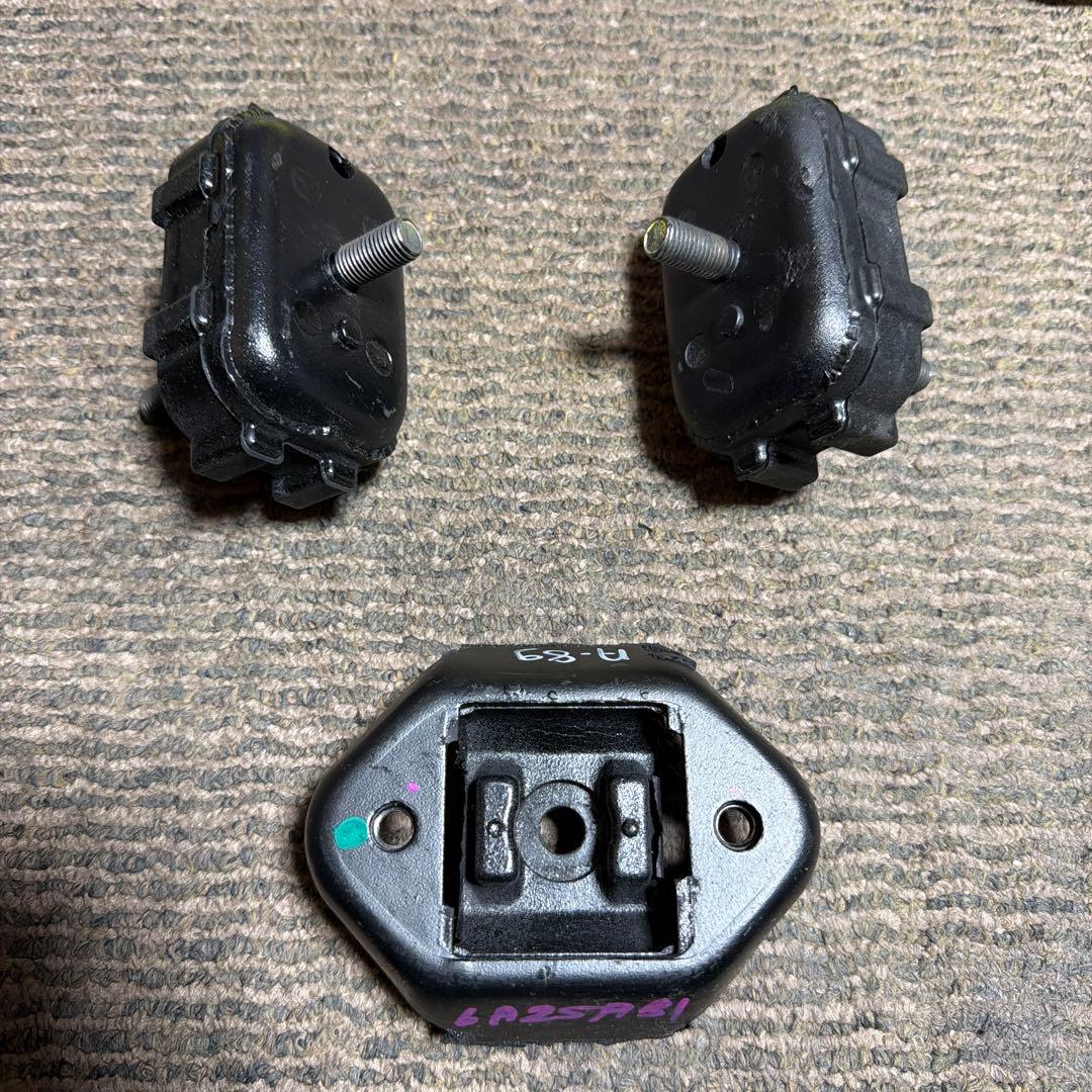 ジムニーJA11エンジンマウント 前後 3点セット