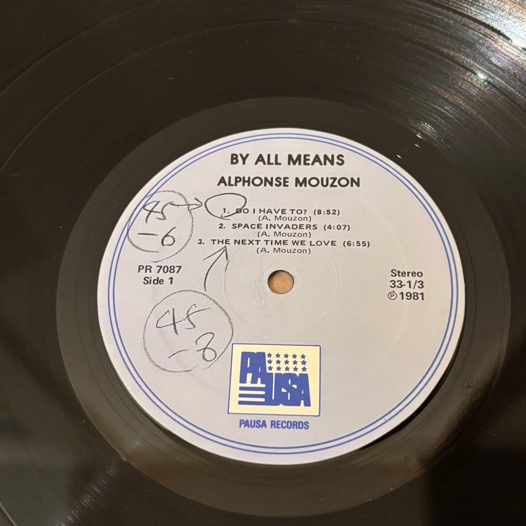 レコード Alphonse Mouzon By All Means レアグルーヴ