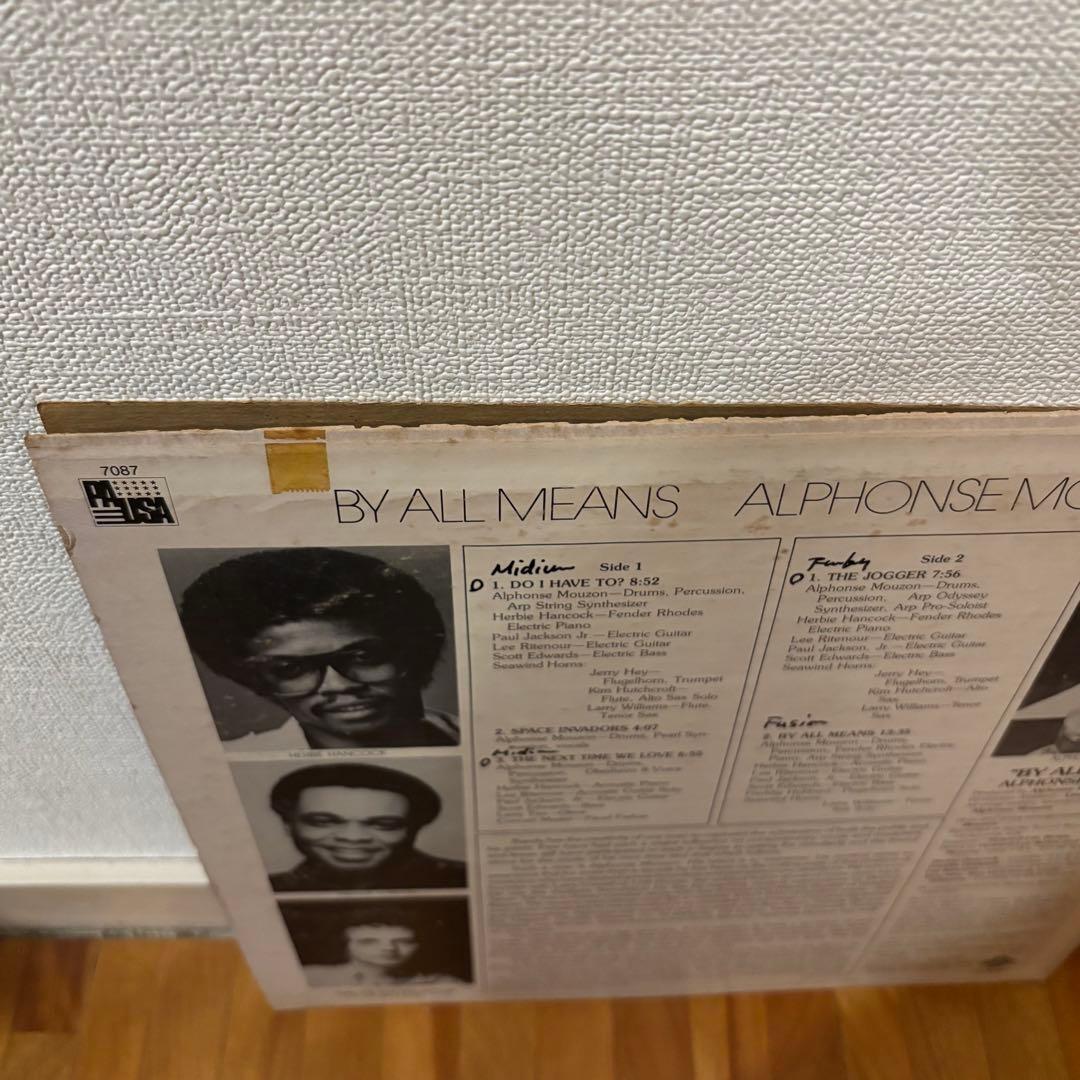 レコード Alphonse Mouzon By All Means レアグルーヴ