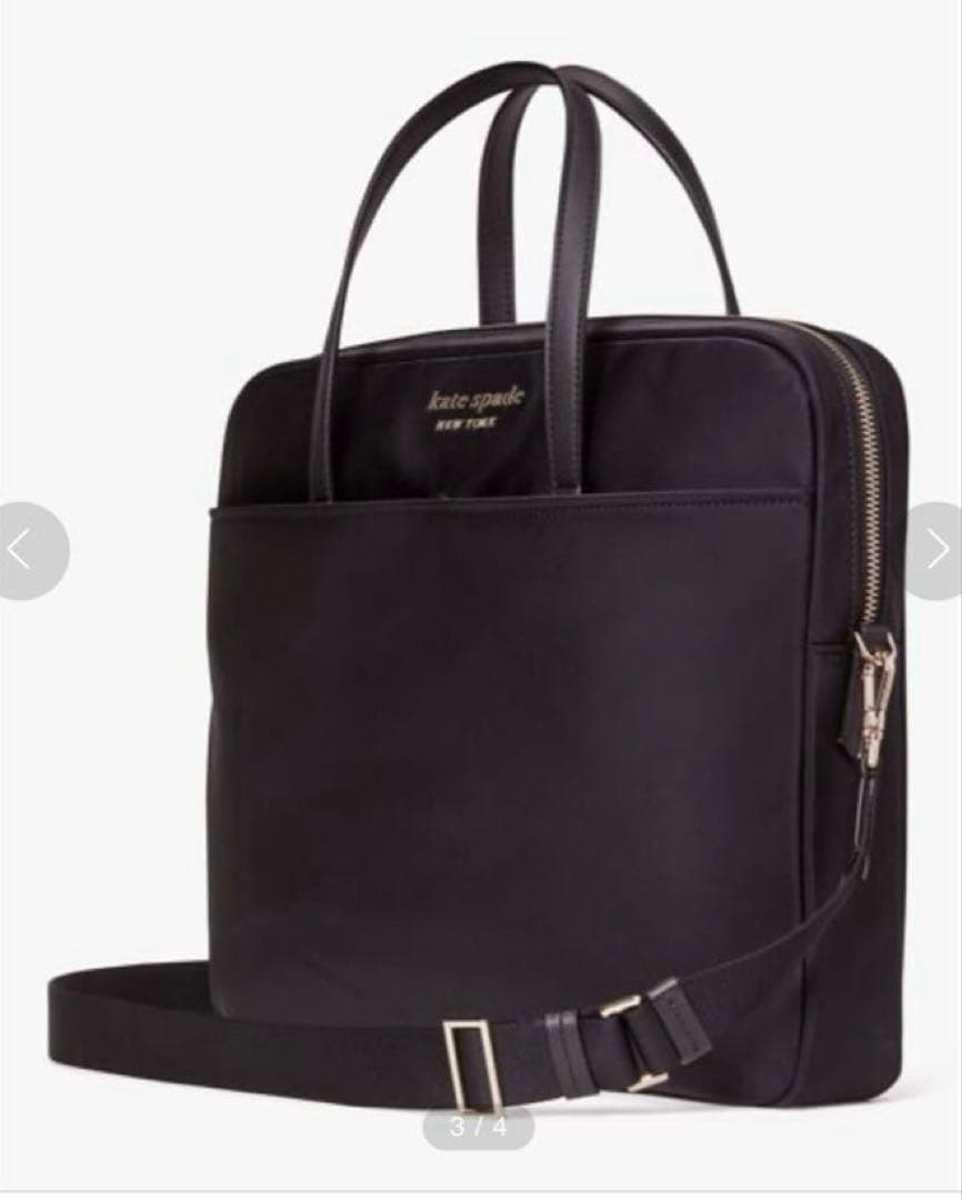 【美品】ケイトスペードニューヨーク　PCバッグ【パソコンバッグ】 A4対応