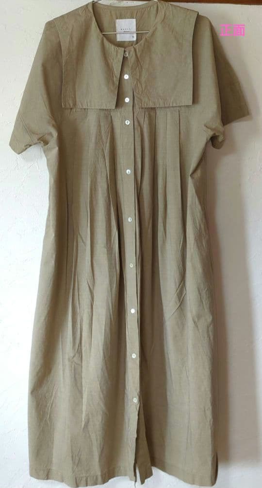 MAGALI天日干しコットンスクエアワンピース