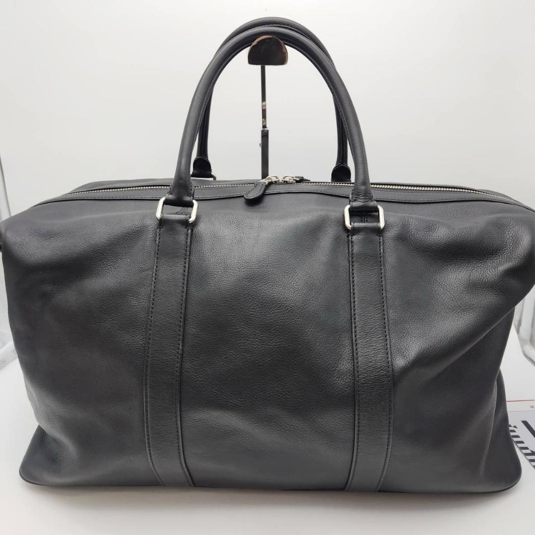 コーチ ボストンバッグ 2WAY オールレザー メンズ 旅行鞄 未使用級極美品