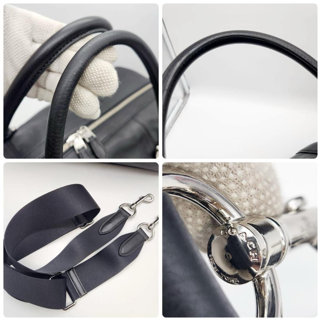 コーチ ボストンバッグ 2WAY オールレザー メンズ 旅行鞄 未使用級極美品