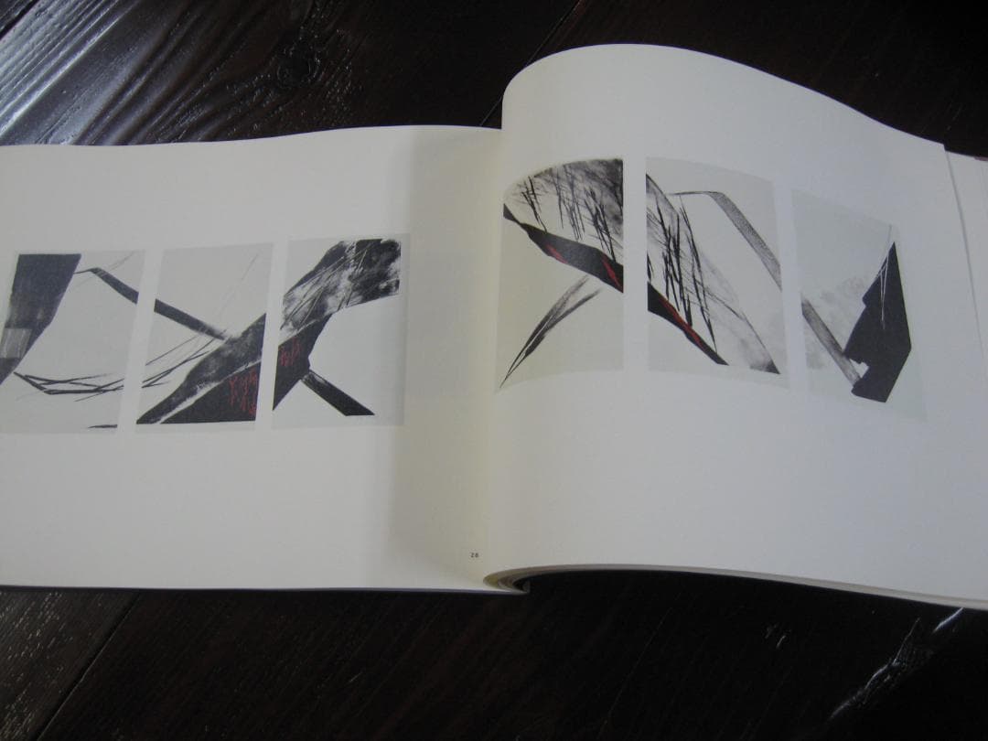 篠田桃紅 Variations of Vermilion　　　朱