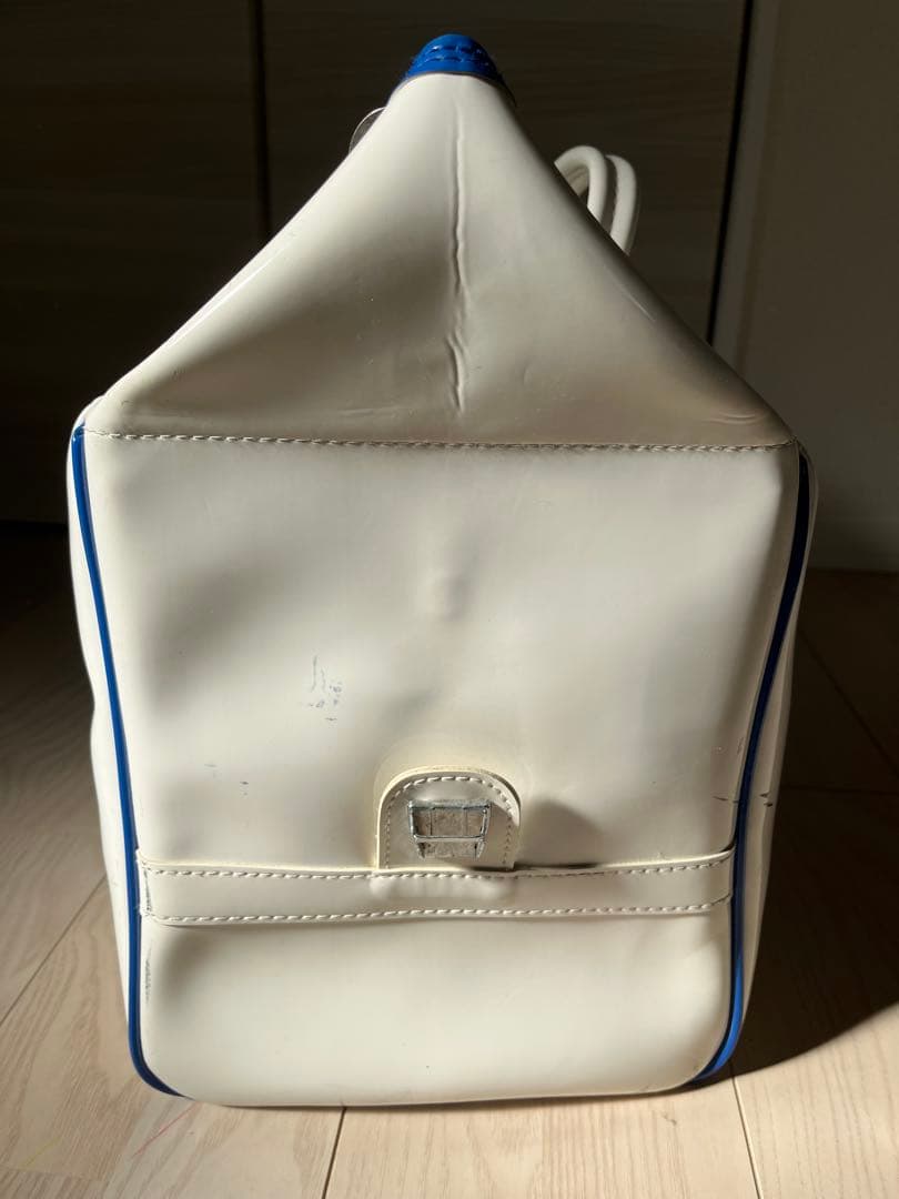 【私の店】adidas ボストンバッグ ホワイト/ブルー