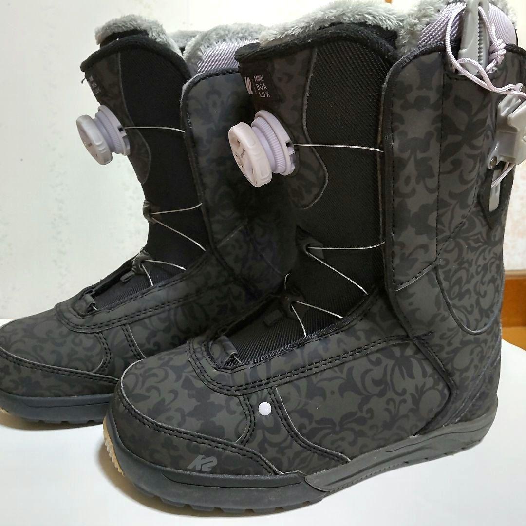 K2 ミンク ボア 田中幸モデル レディース スノーボードブーツ 23.5